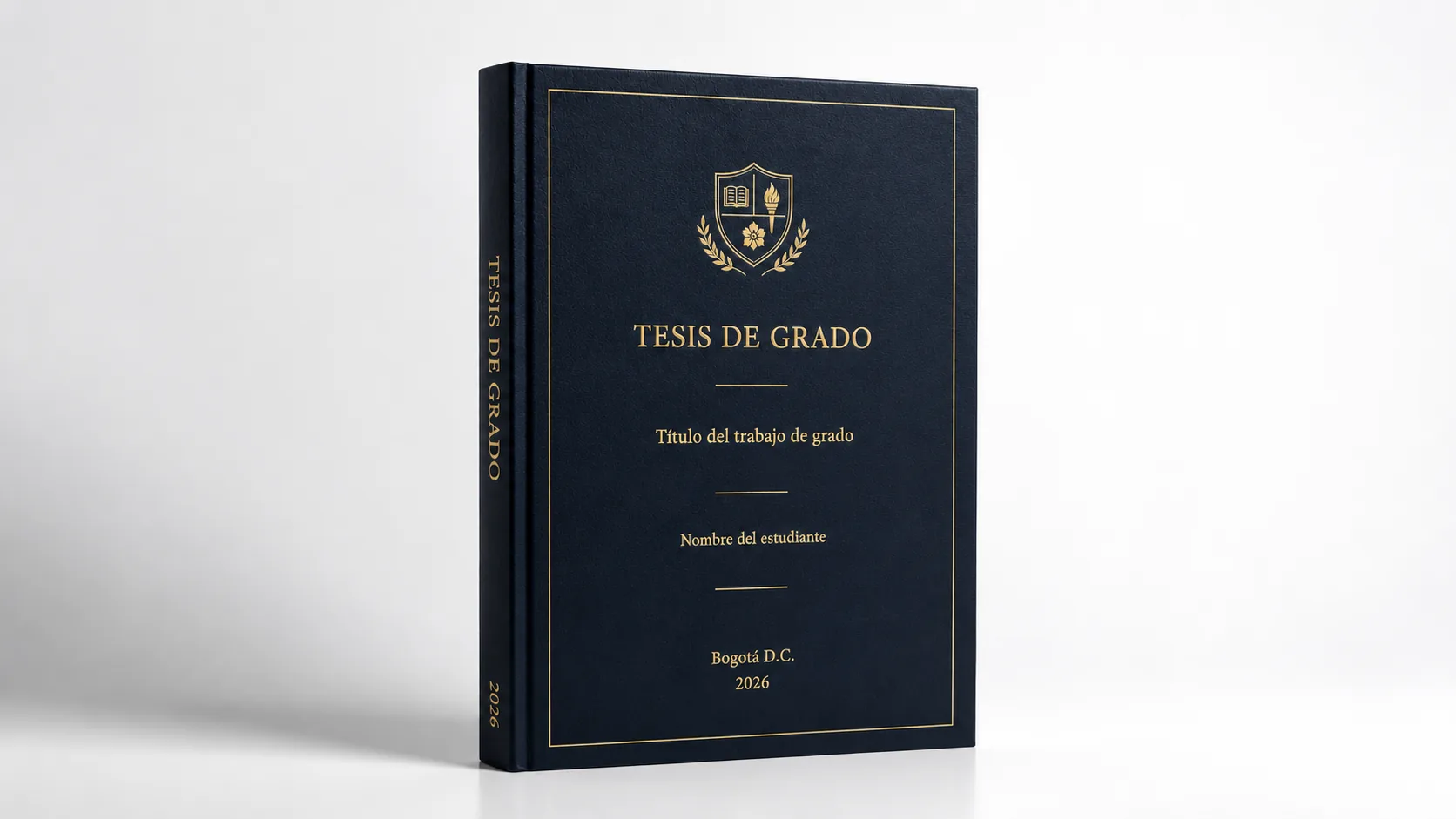 Tesis de grado encuadernada